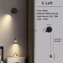 Axyaa Nordic LED Wall Light Bedroom Bedside Spotlight Sconce Lamp Home Decor