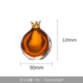 Axyaa Pomegranate Glass Vase Terrarium Arrangement Figurine Accessories
