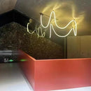 Axyaa Silicone Chandelier Art Wrapped Line Lamp for Various Spaces