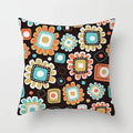 Axyaa Abstract Line Flower Print Pillowcase