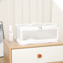 Axyaa Large Folding Storage Box for Cosmetics, Shoes, Clothes - Washable & Moisture-Proof