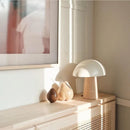 Axyaa Mushroom Shaped LED Table Lamp for Bedroom Hotel Bedside, Modern Design, Indoor Decor