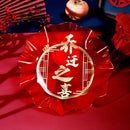 Axyaa Big Fu Zi Fruit Plate - Melon & Snack Plate for Home, BPA-Free
