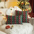 Axyaa Christmas Cushion Cover 45x45 Nordic Plush Pillow for Living Room - Home Decor Gift