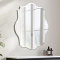 Axyaa Oval Beveled Edge Accent Mirror for Bathroom and Vanity