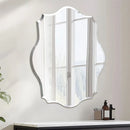 Axyaa Oval Beveled Edge Accent Mirror for Bathroom and Vanity