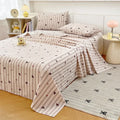 Axyaa Cotton Thickened Old Coarse Cloth Bed Sheet Set - Single Piece