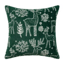 Axyaa Christmas Chenille Pillowcase Cojines Festive Living Room Cushion Cover