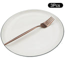 Axyaa Stainless Steel Dinner Fork Set - 3 Pieces