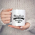 Axyaa Grandma Nutritional Facts Mug - Best Grandma Gift