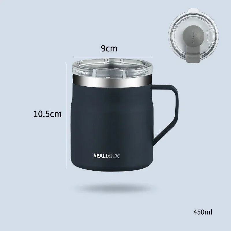 Axyaa Stainless Steel Insulated Water Bottle & Travel Coffee Thermos
