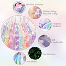Axyaa Unicorn Glow Blanket for Girls - Soft & Glittery Toddler Gift