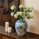 Axyaa Luxury Ceramic Vases for Home and Hotel Decor - Premium Retro Floral Arrangements