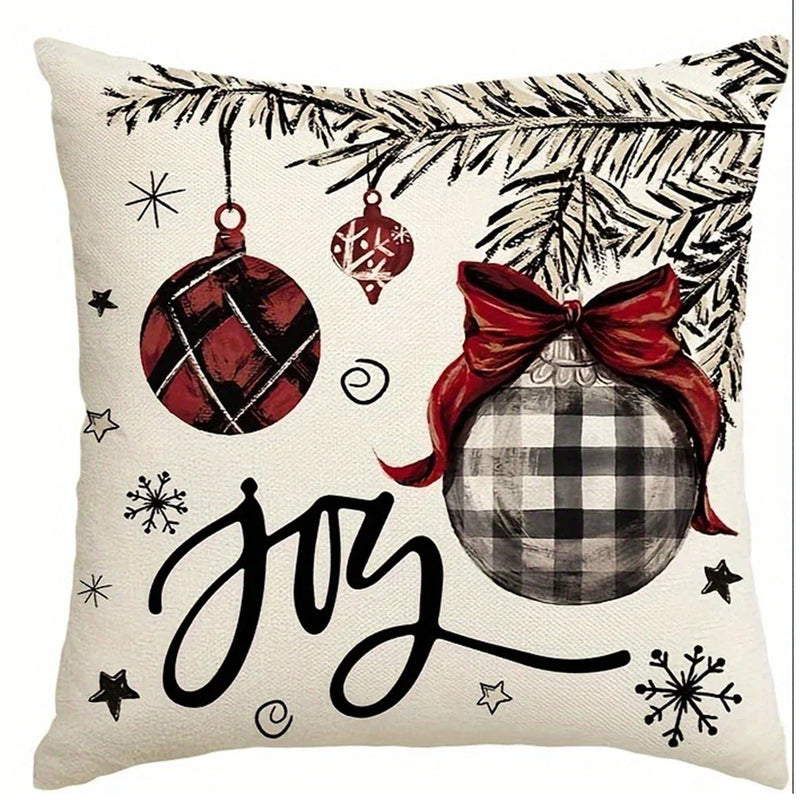 Axyaa Christmas Pillowcase 45x45cm - Home Decor & New Year Gift