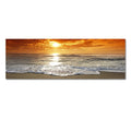 Axyaa Beach Sunset Canvas Wall Art for Aesthetic Living Room Decor