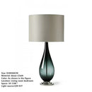 Axyaa Nordic Glaze Table Lamp Modern LED Desk Light for Living Room and Bedroom