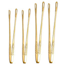 Axyaa Stainless Steel Grill Tongs BBQ Steak Clip Kitchen Utensils Party Gadgets