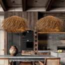 Axyaa Wabi Sabi Grass Pendant Lights Chandelier LED - Shop, Bar, Living Room