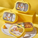 Axyaa Kids Stainless Steel Lunch Box, Sealed Container, Heatable, Portable Organizer