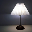 Nordic Pleated Fabric LED Table Lamp USB Plug by Axyaa for Home Atmosphere Decor