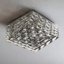 Axyaa Nordic Crystal LED Ceiling Chandelier - Luxury Gold Chrome Lighting for Home Décor