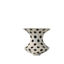Axyaa Polka Dot Ceramic Vase Pot Home Decor Handicrafts Flower Arrangement Accessory