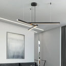 Axyaa Gold Black Led Dimmable Pendant Lights for Dining Room Hanging Fixtures