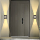 Axyaa Black LED Wall Light - Modern Indoor Outdoor Waterproof Sconce