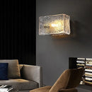 Axyaa Glass Copper Hotel Bedside Wall Sconces Light