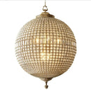 Axyaa Crystal LED Chandelier - Elegant Round Design for Home Lighting Fixtures