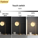 Axyaa Brass LED Desk Lamp - Minimalist Creative Lighting Fixture