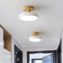 Axya Nordic Wood Ceiling Light - Modern Macaroon Design