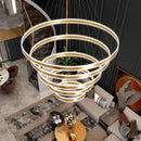 Axyaa Nordic Stair Chandelier Living Room Bedroom Dining Room Pendant Lights Ceiling Light