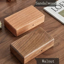 Axyaa Black Walnut Solid Wood Jewelry Box Retro Storage Box