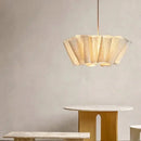 Axyaa Nordic Creamy E27 LED Pendant Chandelier for Cozy Bedroom Decor
