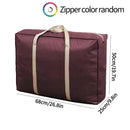 Axyaa Foldable Storage Bag for Clothes Blanket Organizer - Large Capacity, Portable Solution