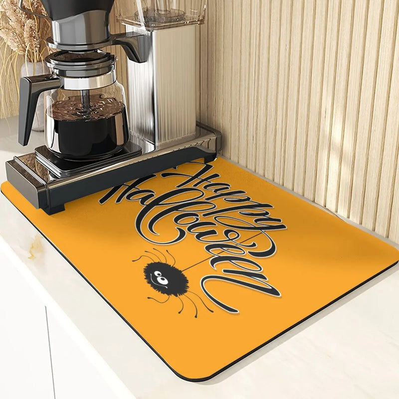 Axyaa Halloween Pumpkin Silicone Table Mat Set