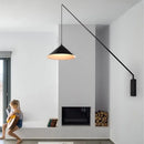 Axyaa Industrial Style Fishing Wall Light for Restaurant Living Room