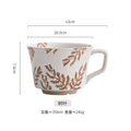 Axyaa Ceramic Coffee Mug with Vintage Wildlife Pattern