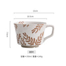 Axyaa Ceramic Coffee Mug with Vintage Wildlife Pattern