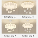 Axyaa Modern Donuts Chandelier Light Remote Control Dimming