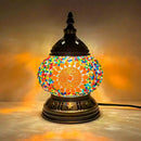 Turkish Mosaic Light Material Package Table Lamp - Axyaa Handmade Glass Gift