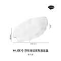 Axyaa Ceramic Sashimi Plate for Steak and Seafood - Large, Elegant Tableware