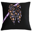 Axyaa Day of The Dead Lace Pillow Cover - Halloween Decor Pillowcase