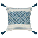 Axyaa Tufted Knit Tassel Cushion Cover 45x45cm Linen Throw Pillowcase