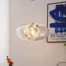 Axyaa Silver Mesh Pendant Light for Creative Spaces