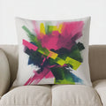 Colorful Abstract Pattern Pillow Cover for Sofa, Bedroom & Car - Axyaa