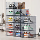 Axyaa Foldable Shoe Box with Lid Stackable Organizer for Home - Moisture-Proof & Dust-Proof