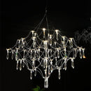 Axyaa Nordic Crystal Pendant Lamp for Chrome Decorative Lighting in Living & Dining Rooms
