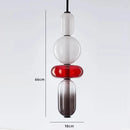 Axyaa Candy Glass Chandelier Pendant Light for Loft Living Dining Room